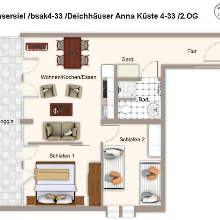 Deichhäuser Anna Küste Deichhäuser Anna Küste 4-33 *